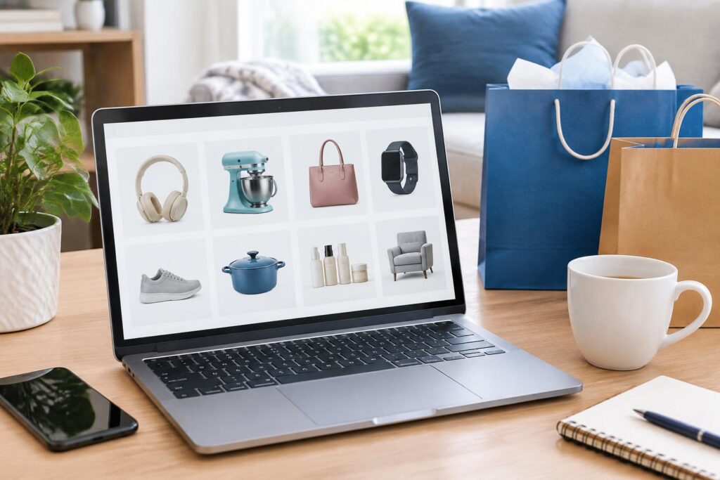 Today Only – FREE Shipping on EVERYTHING at HSN! — AI-generated illustrative scene