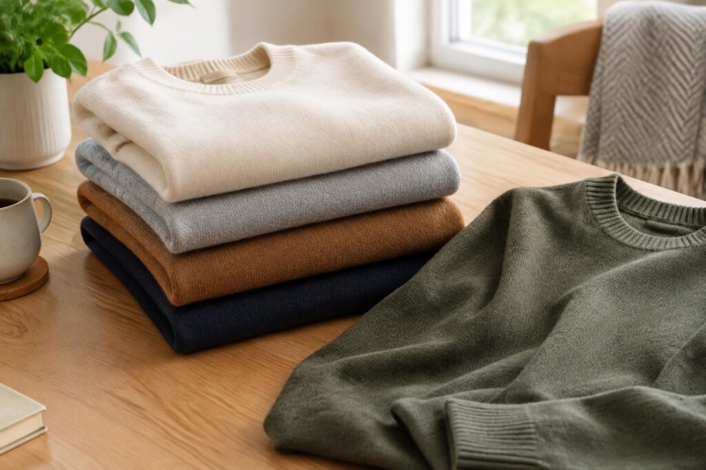 State of Mine Sweaters — AI-generated illustrative scene