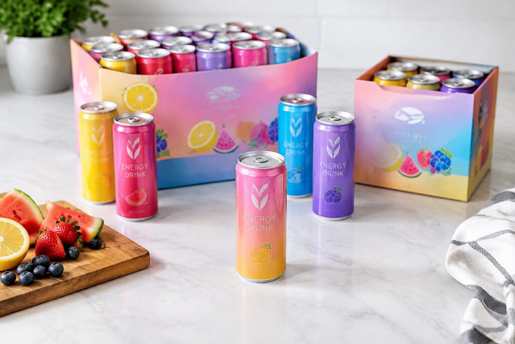 GO! Alani Nu 18Pk & 24Pk Minis — AI-generated illustrative scene