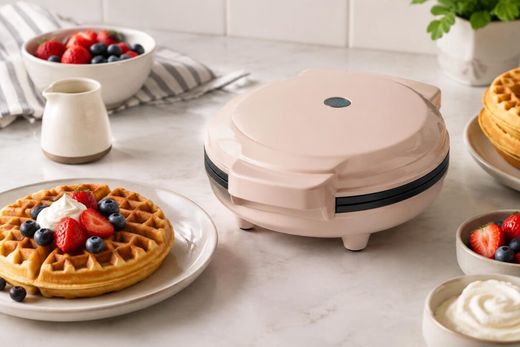 Beautiful by Drew Barrymore Belgian Waffle Maker — AI-generated illustrative scene