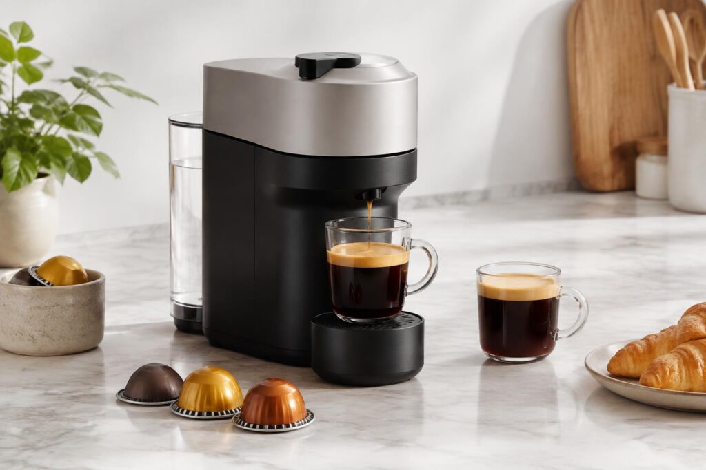 Nespresso Vertuo Pop Coffee and Espresso Maker — AI-generated illustrative scene
