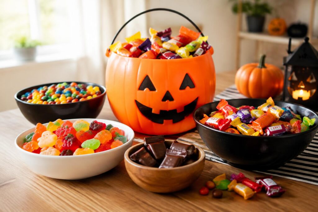Still Need Halloween Candy? Stock Up & Save w/ These Walmart Cash Offers — AI-generated illustrative scene