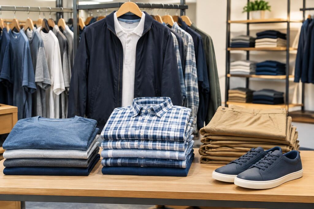 WOW! Walmart Men’s Clothes — AI-generated illustrative scene