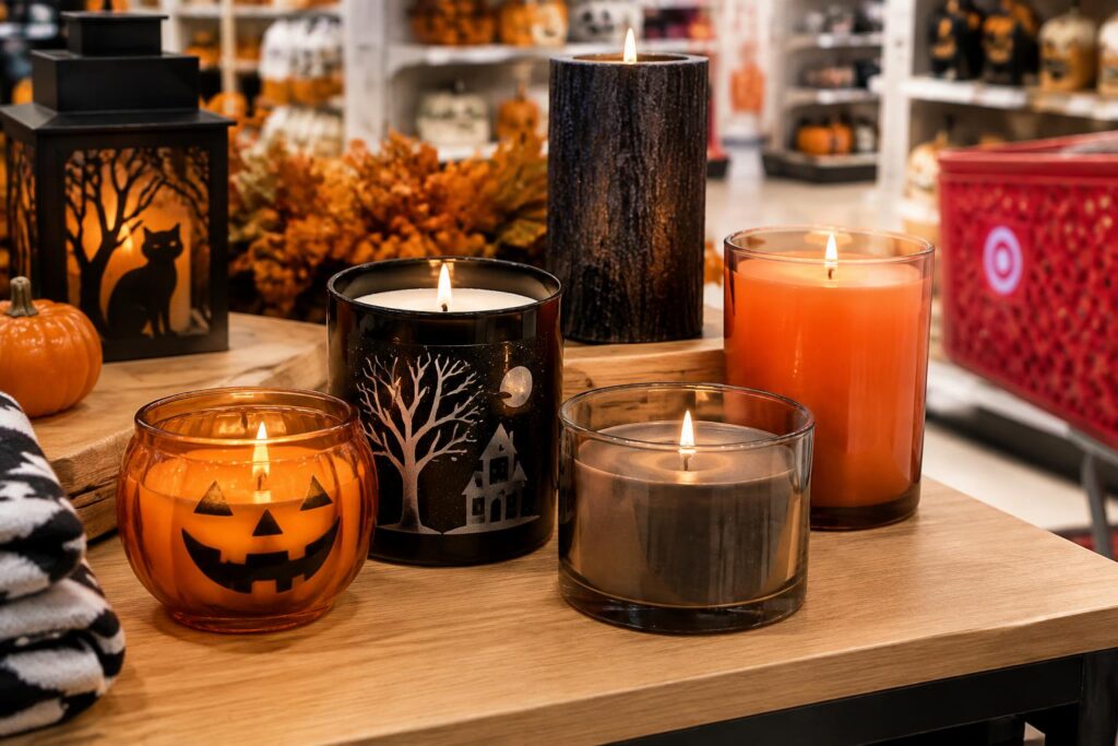 Select Threshold Halloween Candles 30% Off at Target — AI-generated illustrative scene