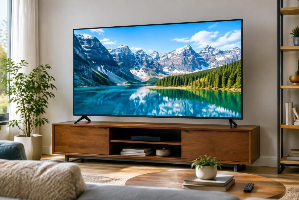 Insignia 70″ 4K Smart Fire TV — AI-generated illustrative scene