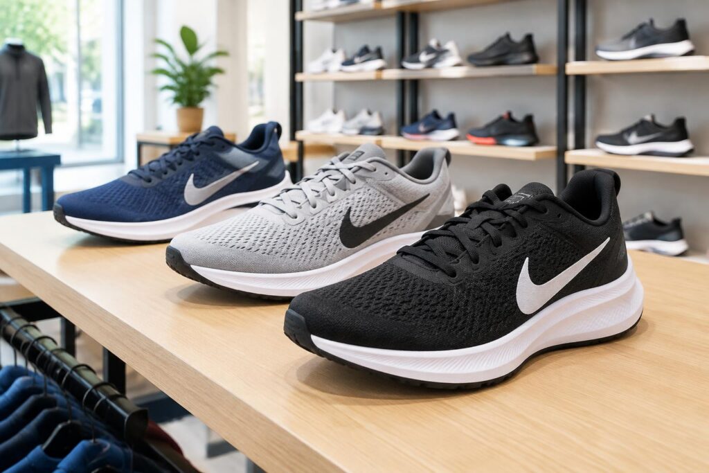 Score Up to 40% Off Popular Nike Running Shoes Right Now — AI-generated illustrative scene