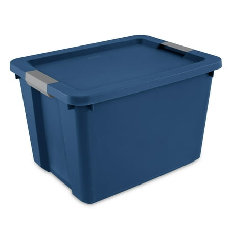 20 Gallon Latch Tote Plastic Adult, True Blue