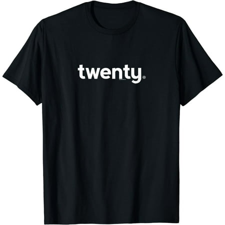 20th Birthday Gift Ideas for Him Men | Design Twenty T-Shirt