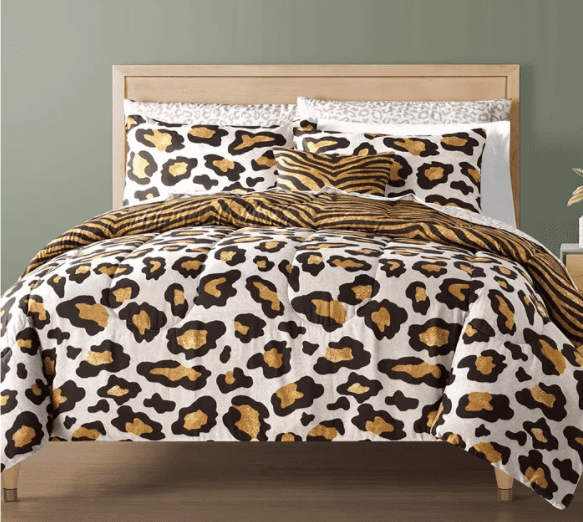 Sunham CLOSEOUT! Safari Reversible 12-Pc. Comforter Sets