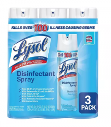 Lysol Disinfectant Spray In Stock Online With FREE SHIPPING!