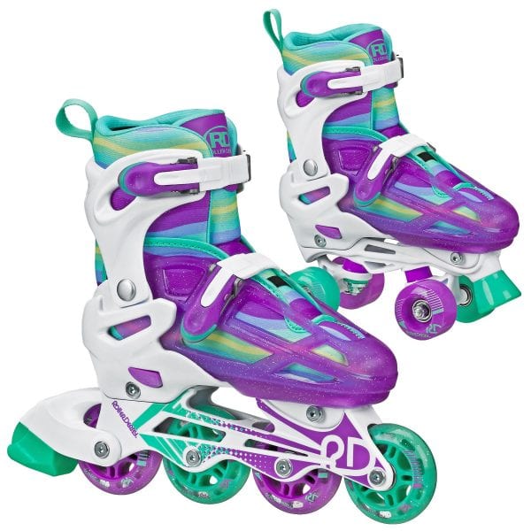 Roller Derby Girls 2-in-1 Roller/Inline Skates Only $1!!!