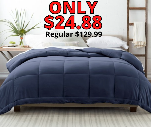 All Season Alternative Down Comforter Over $100 Off!