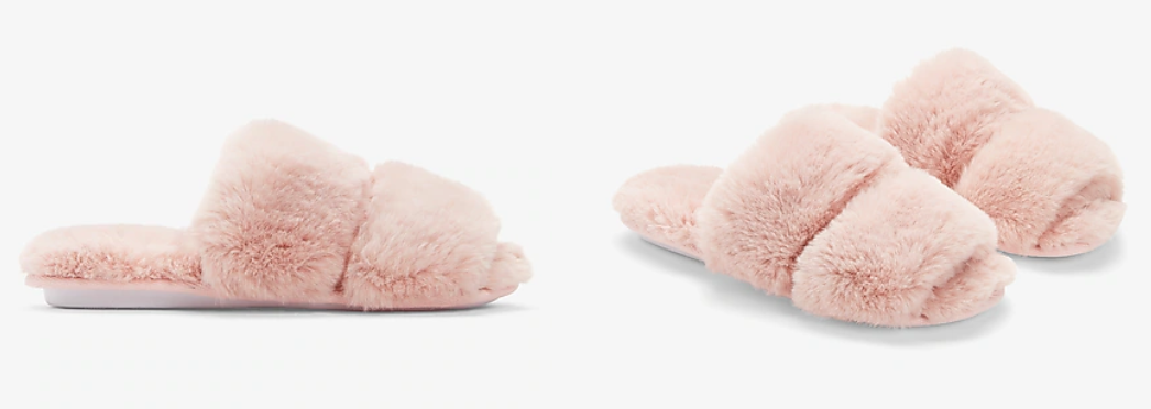 Express Cozy Faux Fur Slippers 50% off with FREE SHIPPING!
