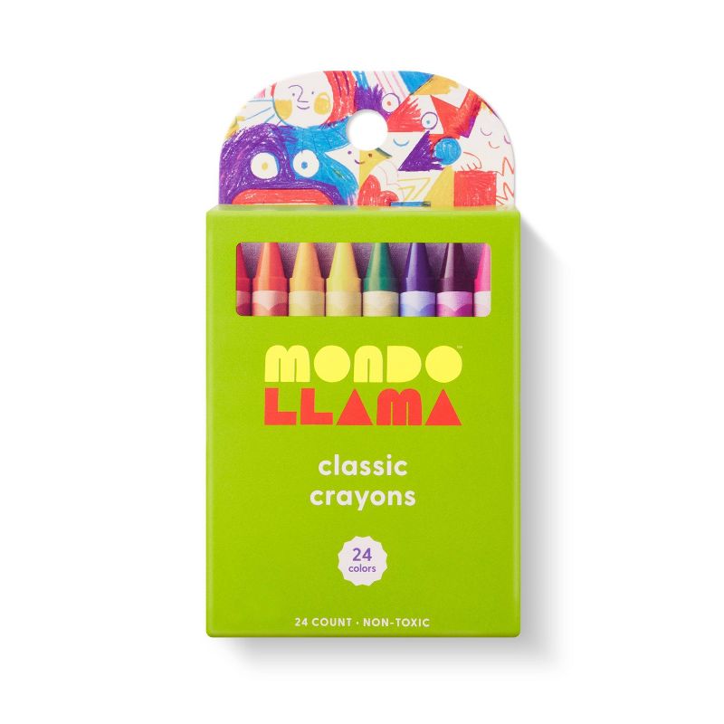 24ct Crayons Classic Colors - Mondo Llama™