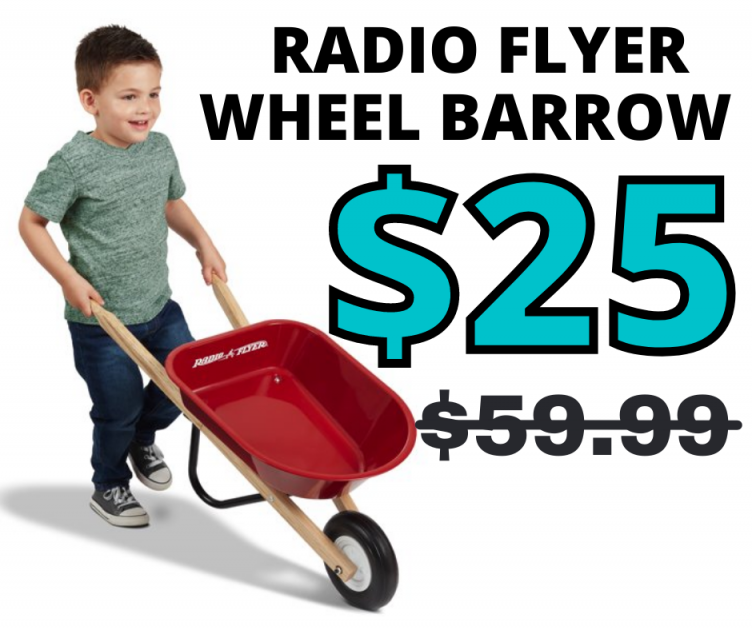 RADIO FLYER WHEEL BARROW ONLY HUGE PRICE DROP