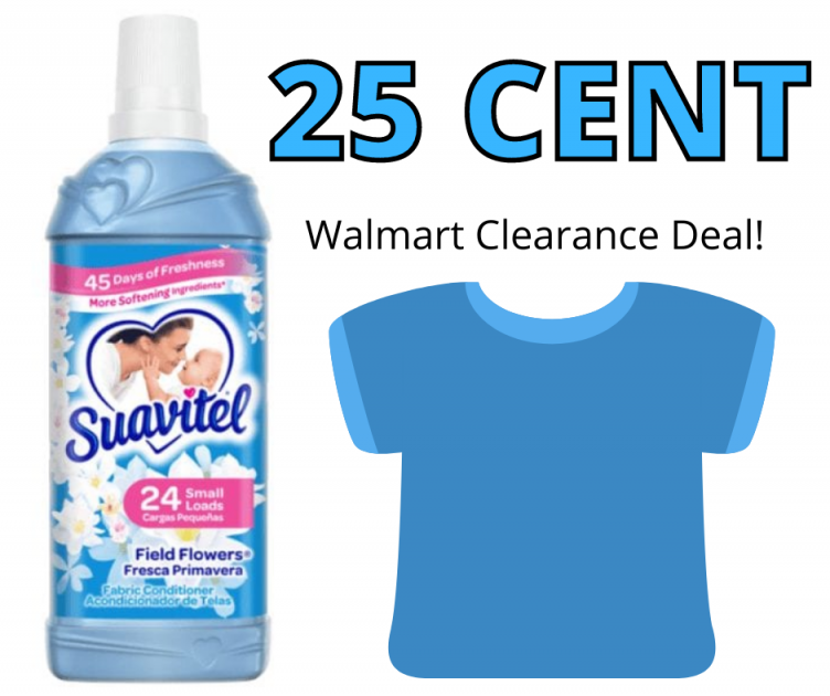 Suavitel Liquid Fabric Softener Down to .25 at Walmart!!!!
