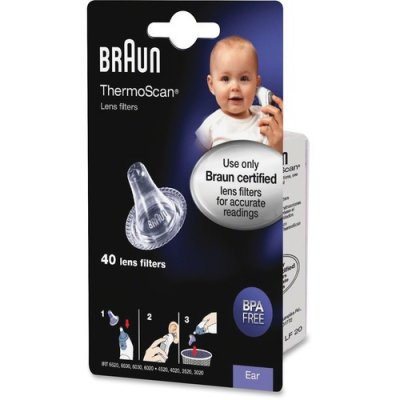 2PK Braun Ear Thermometer Lens Filters (LF40US01)