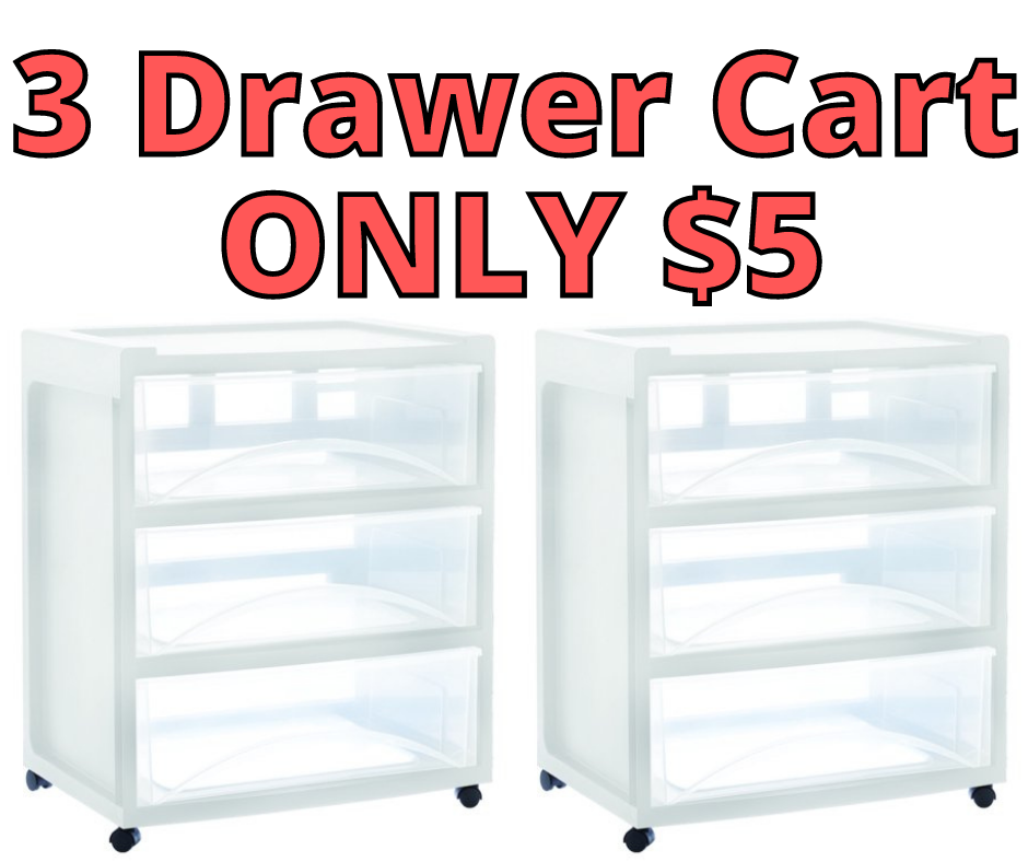 3 Drawer Cart ONLY 5