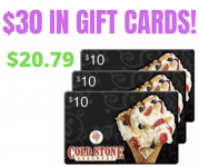 30 IN GIFT CARDS