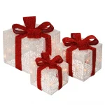 3+Piece+White+Thread+Gift+Box+Lighted+Display