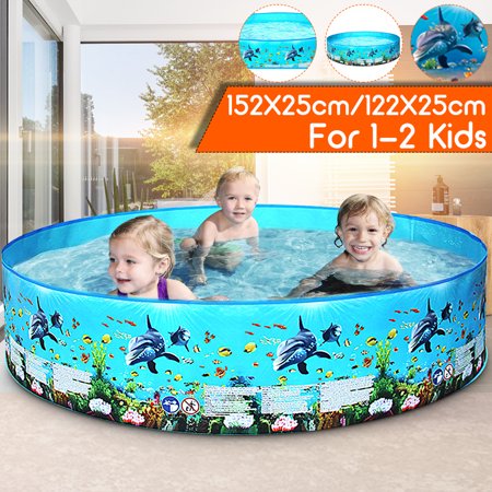 4' x 10" inch Pool Family Paddling Pool Swimming Pool, Garden Round Inflatable Baby Swimming Pool, Portable Inflatable Child / Children Pool