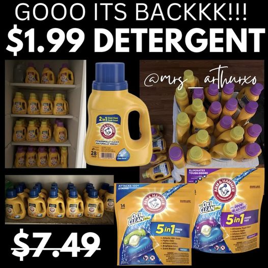 Walgreens $1.99 Arm & Hammer DETERGENT IS BACK 1 440597645 429524396509333 1688987358582039189 N