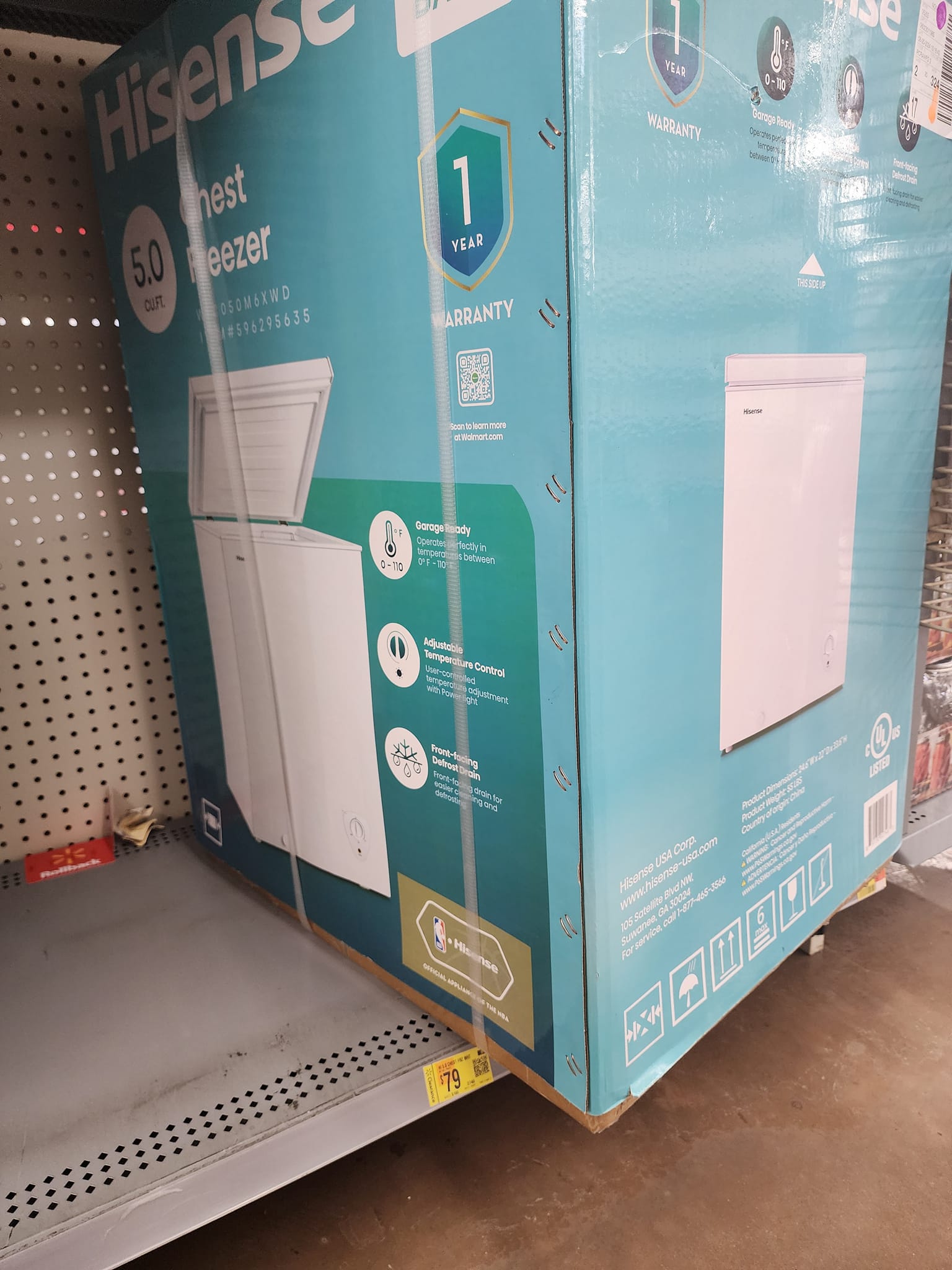 Hisense 5 cu ft Garage Ready Chest Freezer JUST $79!!! 459434021 1216012759592410 1164229127913841291 N