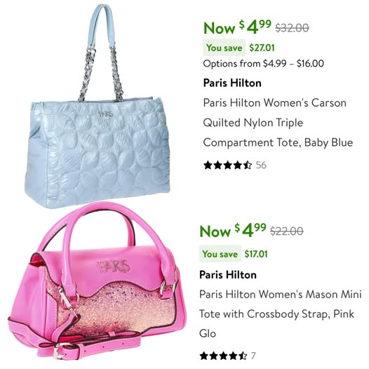$4.99 Paris Hilton Bags! More options available! 468598385 2514085448781162 8005270016035155490 N