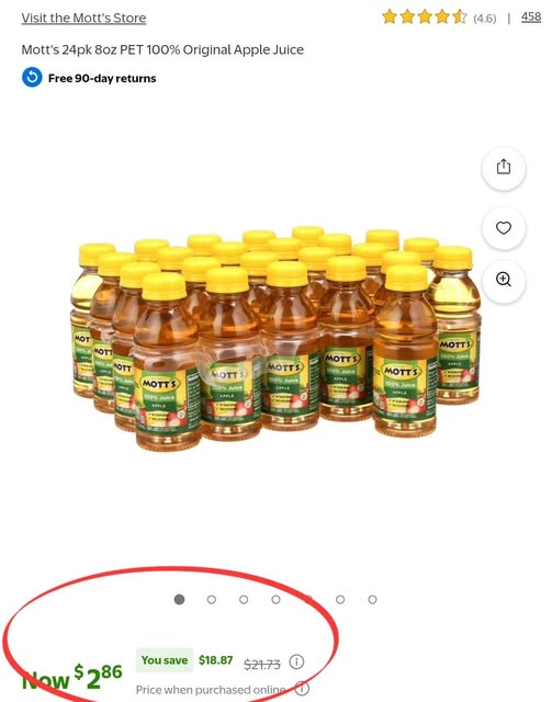 Motts Apple Juice Is Glitching At Walmart!! Full Case For $2.86!