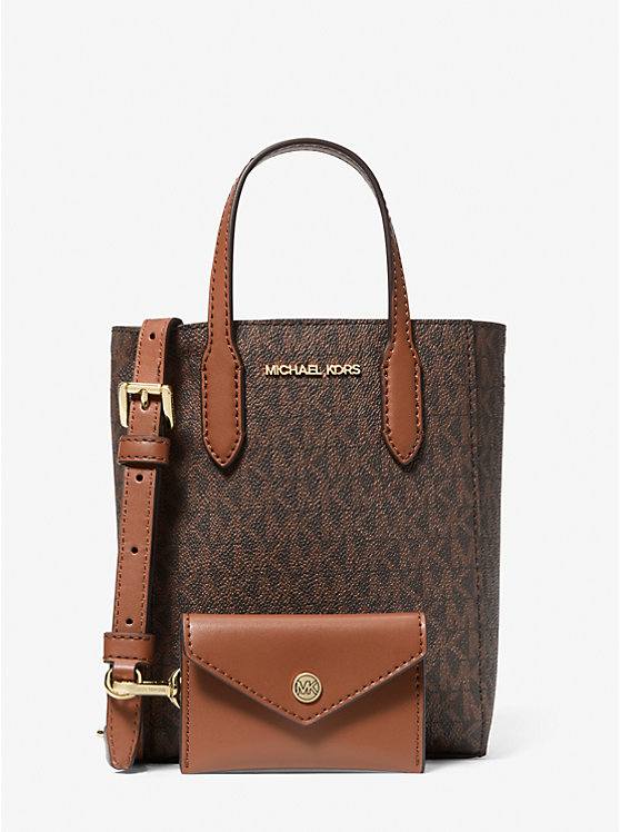 MK Vincent Extra-Small Logo Crossbody Bag With Card Case 80% OFF
