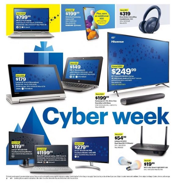 Best Buy Cyber Monday Ad 2020