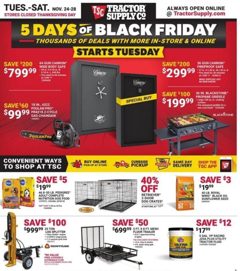 Tractor Supply Black Friday Ad Holiday Shopping Starts Here! Yes We