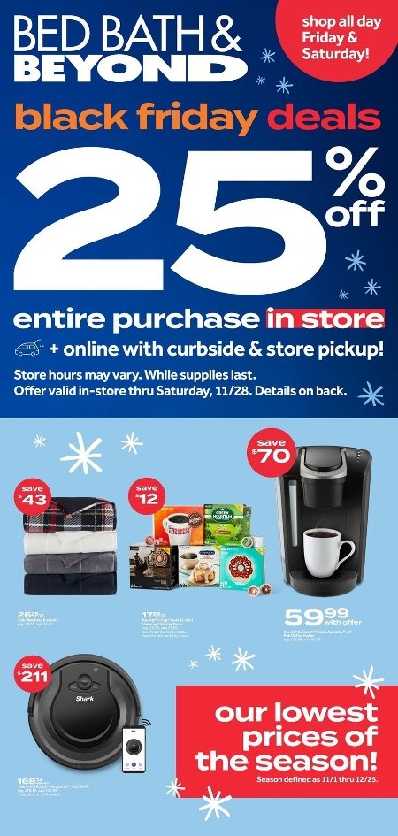 Bed Bath and Beyond Black Friday AD