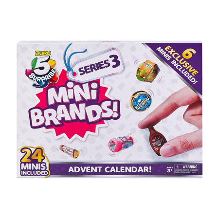 5 Surprise Mini Brands Series 3 Limited Edition 24-Surprise Pack with 6 Exclusive Minis by ZURU