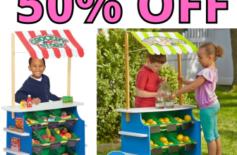 Melissa & Doug Wooden Grocery Store And Lemonade Stand 50% Off