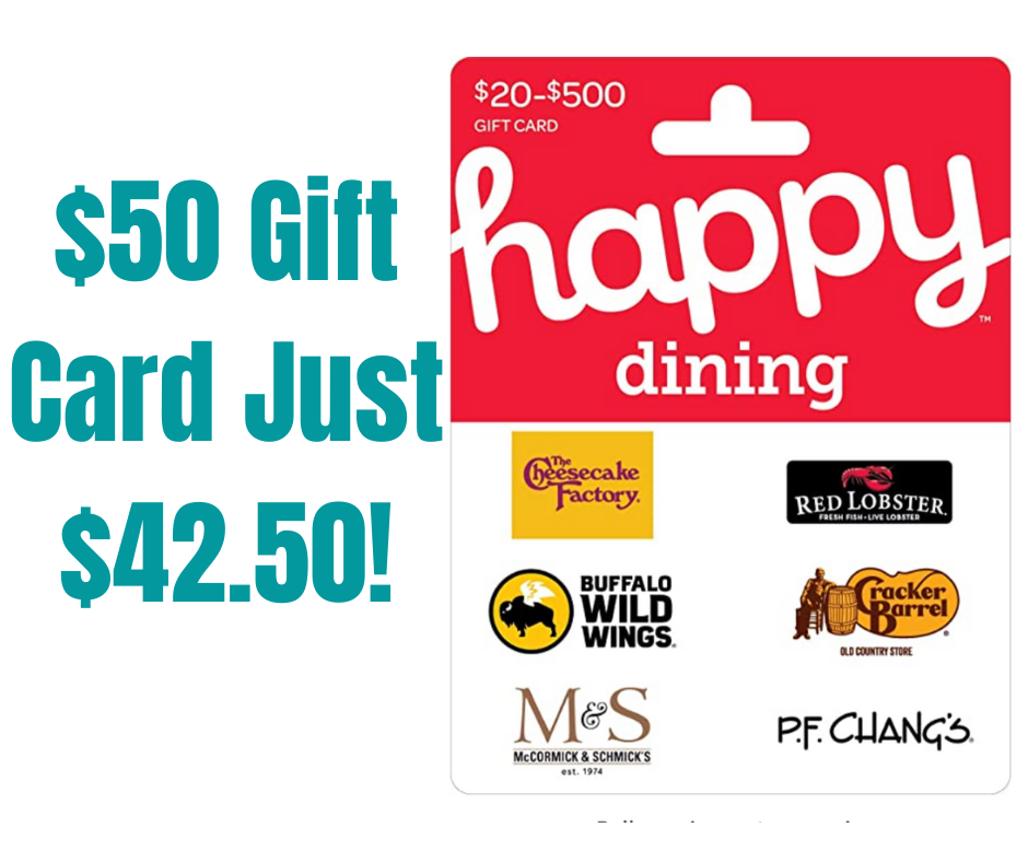 Happy Dining Gift Card On Sale! Glitchndealz