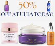 50% OFF AT ULTA TODAY!