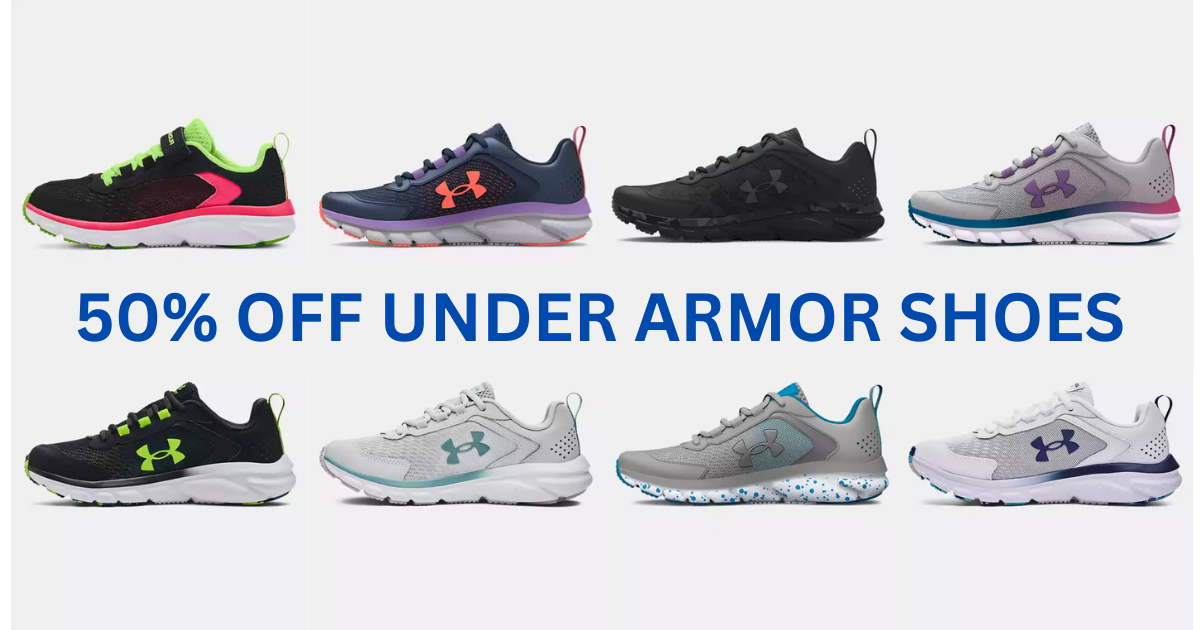 50 OFF UNDER ARMOUR SHOES 1