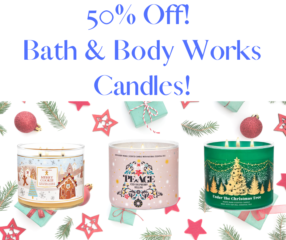 50 Off Bath Body Works Candles