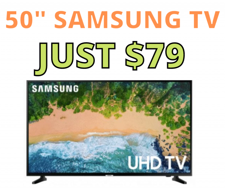 50″ Samsung TV JUST $79 at Walmart!