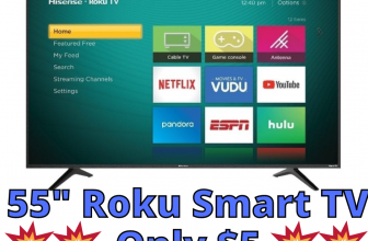 55″ Roku Smart TV Only 5