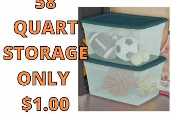 58 QUARTS STORAGE ONLY 1.00