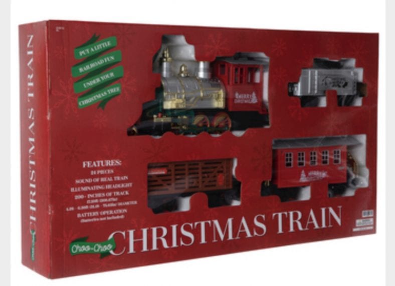 disney world christmas train set