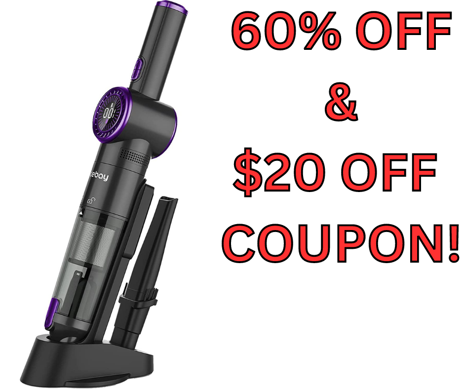 Cordless Nicebay Handheld Vacuum HOT PRICE DROP!