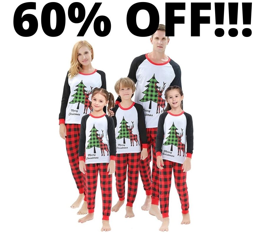 Christmas Family Matching Pajamas 60% Off With Code