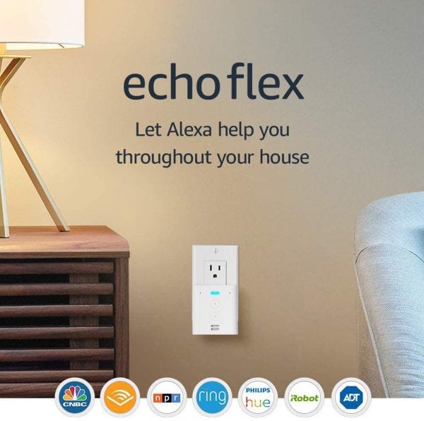 Echo Flex Plug-in Mini Smart Speaker with Alexa 9.99!!! (was 24.99)
