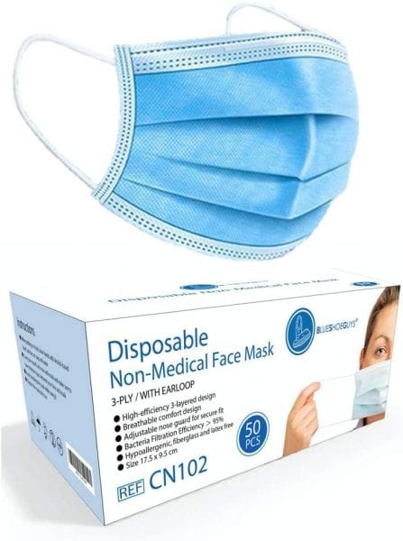 Disposable Face Mask Price Drop on Amazon!