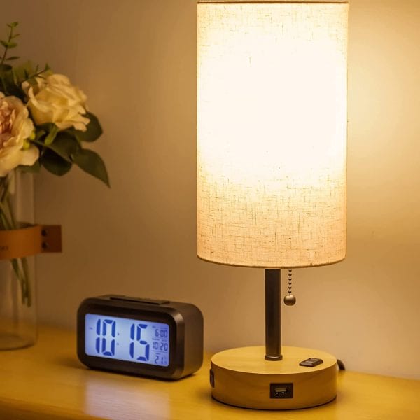 Bedside Table Lamp with Digital Alarm Clock JUST $0.39 SHIPPED from Amazon!
