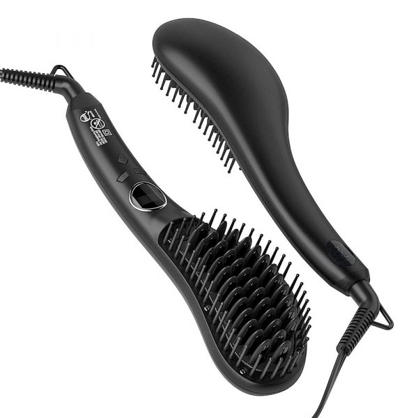 Professional 2 in 1 Hair Straightening Brush Major Price Drop on Amazon!!