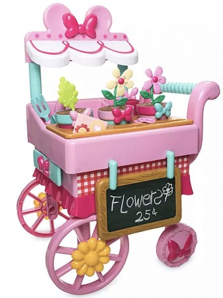 Omg!!!Minnie Mouse Flower Cart Playset!!